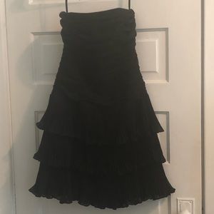 White House Black Market Black Strapless Dress